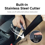 UGREEN Car Safety Hammer LP821 (35347), Emergency 2in1 Tool, Window Breaker, Seatbelt Cutter, Stainless Steel Blade, Gri