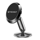 Suport auto Techsuit Premium TinyGrip (S11), Strong N52 Magnets, Universal Suport magnetic, 360A° Rotatie, cu 3M Placa metalicas, negru