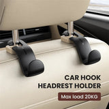 UGREEN Car Seat Hanger LP104 (30337), Max Load 20KG, Universal Back Seat Organizer, Negru