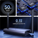 Adaptor UGREEN Wireless Transmitter And Receiver CM586 (90909A), HDMI Cable, 50M (4K@30Hz), Negru