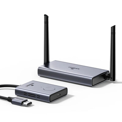 Adaptor UGREEN Wireless Transmitter And Receiver CM506 (50633A), HDMI Cable, 50M (4K@30Hz), Gri