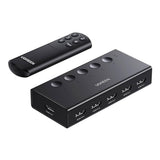 Adaptor UGREEN KVM Switch CM568 (90512), 5x HDMI, IR to HDMI 4K@60Hz, RGB Video, Supports 3D, Telecomanda, Lpcm2.0