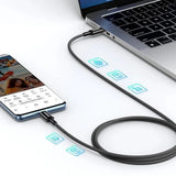 Cablu UGREEN de date US557 (15267), USB-C to USB-C, 5A, 100W, 1m, alb
