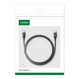 Cablu UGREEN de date US557 (15267), USB-C to USB-C, 5A, 100W, 1m, alb