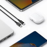 Cablu UGREEN de date US557 (15267), USB-C to USB-C, 5A, 100W, 1m, alb