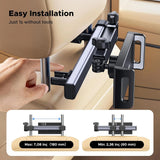 Suport auto UGREEN LP904 (55443), pentru Headrest, Dual Telescopic Brat, 360A° Rotatie, pentru Telefon, Tablet up to 9.84, negru
