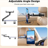 Suport auto UGREEN LP904 (55443), pentru Headrest, Dual Telescopic Brat, 360A° Rotatie, pentru Telefon, Tablet up to 9.84, negru
