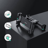Suport auto UGREEN LP160 (60108), pentru Headrest, 360A° Rotativ, Sigur Prindere, pentru Telefon, Tablet 4.7, negru