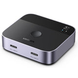 Adaptor UGREEN KVM Switch AW502 (55451), 2x Type-C to HDMI, 4K@60Hz, 24-bit/30-bit, RGB