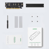 UGREEN Expansion Card CM465 (30715), PCIe 4.0 to M.2 NVMe, 64Gbps, Negru