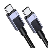 Cablu UGREEN de date L512 (45063), USB-C to Type-C, Incarcare rapida, PD100W, 5A, 480Mbps, 1m, gri