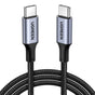 Cablu UGREEN de date US316 (70429), Type-C to Type-C, Incarcare rapida, PD100W, 5A, 480Mbps, 2m, negru