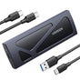 UGREEN Hard Drive Enclosure CM578 (15512), M.2 NVMe SSD, 10Gbps, 2TB, cu 2x Type-C Cable, Dark Albastru
