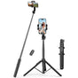 Selfie stick UGREEN LP586 (15062), cu Tripod Telescopic, Bluetooth Telecomanda, 4-7.2inch Devices, 1596mm, negru