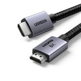 Cablu audio UGREEN Video Cable HD171 (25908), HDMI to HDMI, 8K@60Hz, 48Gbps High Speed, Audio-Video, 3D, eARC, HDR, 1m, gri