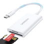 Cititor de carduri UGREEN Card Reader CM265 (35506), Type-C to TF/SD Card, Plug&Play, 170MB/s, 2TB, alb