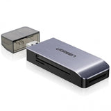 Cititor de carduri UGREEN Card Reader CM180 (50541), USB to SD/TF/CF/MS Card, Plug&Play, 512GB, 5Gbps, gri