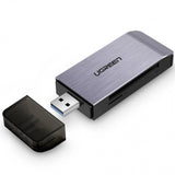 Cititor de carduri UGREEN Card Reader CM180 (50541), USB to SD/TF/CF/MS Card, Plug&Play, 512GB, 5Gbps, gri
