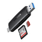 Cititor de carduri UGREEN Card Reader CM304 (80191), USB/Type-C to SD/TF Card, Plug&Play, 5Gbps, 2TB, negru