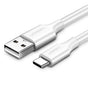 Cablu UGREEN de date US287 (60121), USB to Type-C, 3A, 18W, 1m, alb