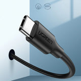 Cablu UGREEN de date US287 (60121), USB to Type-C, 3A, 18W, 1m, alb