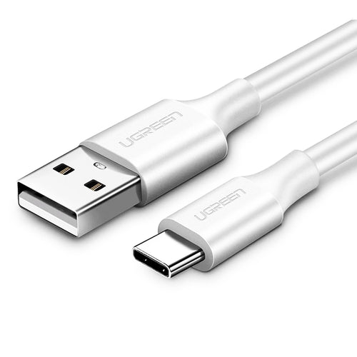 Cablu UGREEN de date US287 (60123), USB to Type-C, 3A, 18W, 2m, alb