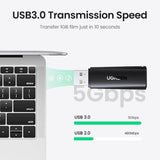 Cititor de carduri UGREEN Card Reader CM264 (60722), USB to SD/TF Card, 5Gbps, 512GB, Plug&Play, negru