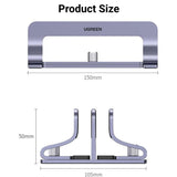UGREEN Laptop Holder LP258 (60643), Dual-Slot Design, reglabil, Up to 15.6, Argintiu