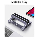 UGREEN Laptop Holder LP258 (60643), Dual-Slot Design, reglabil, Up to 15.6, Argintiu