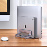 UGREEN Laptop Holder LP258 (60643), Dual-Slot Design, reglabil, Up to 15.6, Argintiu