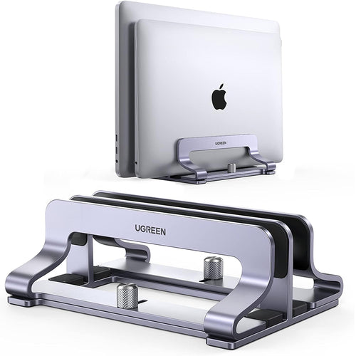 UGREEN Laptop Holder LP258 (60643), Dual-Slot Design, reglabil, Up to 15.6, Argintiu