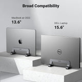 UGREEN Vertical Laptop Holder LP258 (20471), reglabil Stand, Single Slot, Up to 15.6, Argintiu