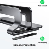 UGREEN Vertical Laptop Holder LP258 (20471), reglabil Stand, Single Slot, Up to 15.6, Argintiu