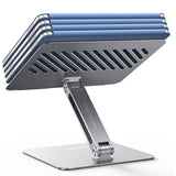 UGREEN Laptop Holder LP339 (40291), reglabil, pliabil, Secure Hold, Fast Heat Dissipation, Aluminum, 13-17.3, Argintiu
