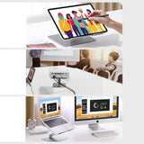 UGREEN Laptop Holder LP339 (40291), reglabil, pliabil, Secure Hold, Fast Heat Dissipation, Aluminum, 13-17.3, Argintiu