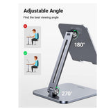 Suport de birou UGREEN birou LP134 (40393), pentru Phone si Tablet 12.9, Pliabil, Reglabil, Anti-Slip Design, gri