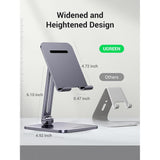 Suport de birou UGREEN birou LP134 (40393), pentru Phone si Tablet 12.9, Pliabil, Reglabil, Anti-Slip Design, gri