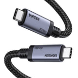 Cablu UGREEN de date L706 (65383), USB-C to USB-C, 80Gbps, 240W, 16K@60Hz, 1m, negru