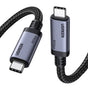 Cablu UGREEN de date L706 (65383), USB-C to USB-C, 80Gbps, 240W, 16K@60Hz, 1m, negru