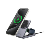 Incarcator wireless UGREEN W707 (45025), cu Incarcator retea, pentru Apple Watch, iPhone, AirPods, Qi2, 25W, gri