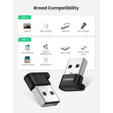 Adaptor UGREEN Adapter US280 (50568), USB to USB-C, Sync & Charge, Lanyard, 480Mbps, Negru