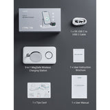 Incarcator wireless UGREEN CD278 (90326), pentru iPhone, Apple Watch, AirPods, Qi2, 25W, MFi Certified, alb