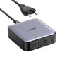Statie de incarcare UGREEN Nexode CD328 (90928), cu Cablu, USB, 3x Type-C, GaN II, 4in1, Incarcare rapida, 100W, 2m, gri