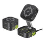 Incarcator wireless UGREEN Genshin Impact Ed.W702 (35316GI), MagFlow, Qi2, 15W, 2x USB-C, Pliabil, 3A, Cable, 1m, negru