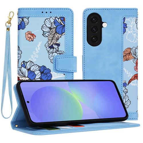 Husa pentru Samsung Galaxy A36 5G, Techsuit FlipCraft, bleu