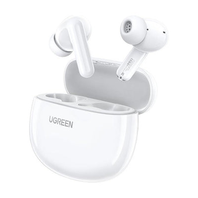 Casti wireless UGREEN HiTune P3 WS207 (45110), Bluetooth 5.4, TWS, Type-C, 400mAh, alb