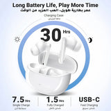Casti wireless UGREEN HiTune T3 Pro WS206 (35725), Bluetooth 5.4, Active Zgomot-Cancelling, 400mAh, alb