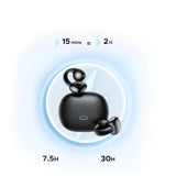 Casti wireless UGREEN HiTune S3 True WS209 (45785), ANC Microfon, IPX5 Rezistent la apa, Inteligent Control tactil, mov