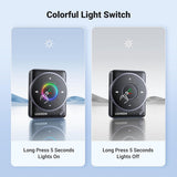 Adaptor UGREEN Audio Receiver CM723 (35002), USB, Jack 3.5mm, Bluetooth 5.4, LED Light Design, Dual Pairing, Negru