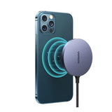 Incarcator wireless UGREEN Incarcator Wireless CD245 (30233), Qi, 15W, MagSafe, Aluminum Alloy, Strong Magnets, USB-C Cable Included, 1.5m, gri